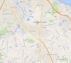 dwi lawyer in Old Bridge NJ - map