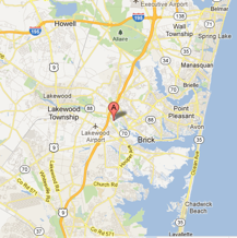 Brick DWI Lawyer New Jersey   Map Of Brick Nj 