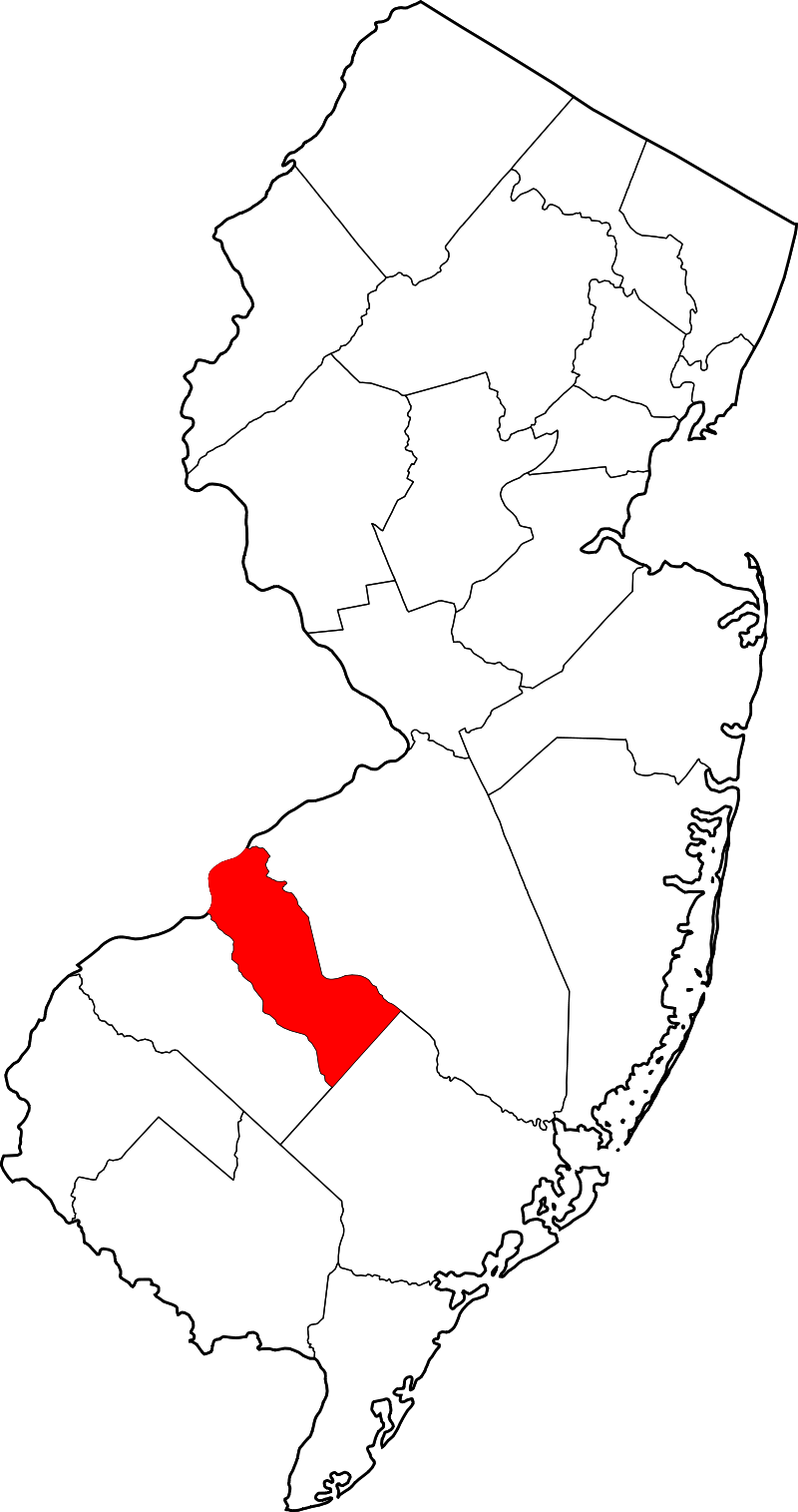 Camden County New Jersey Map