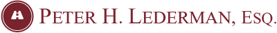 Peter H. Lederman ESQ. DWI Attorney